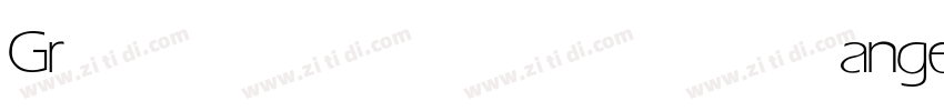 GrangeTF Light字体转换